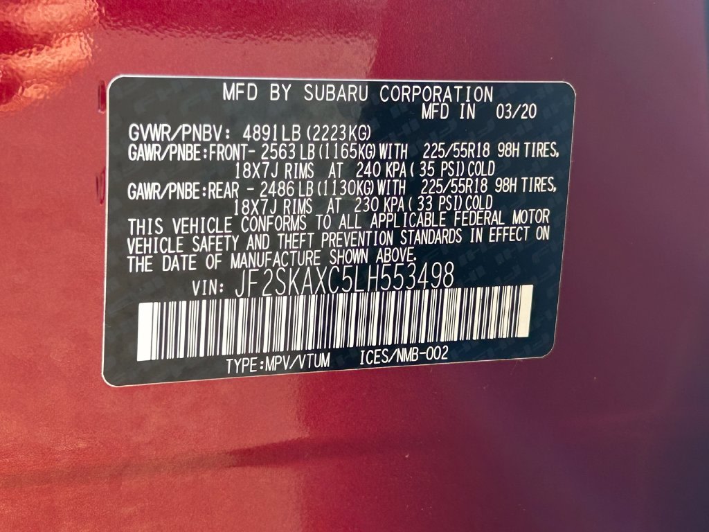 Thumbnail: 2020 Subaru Forester - 19