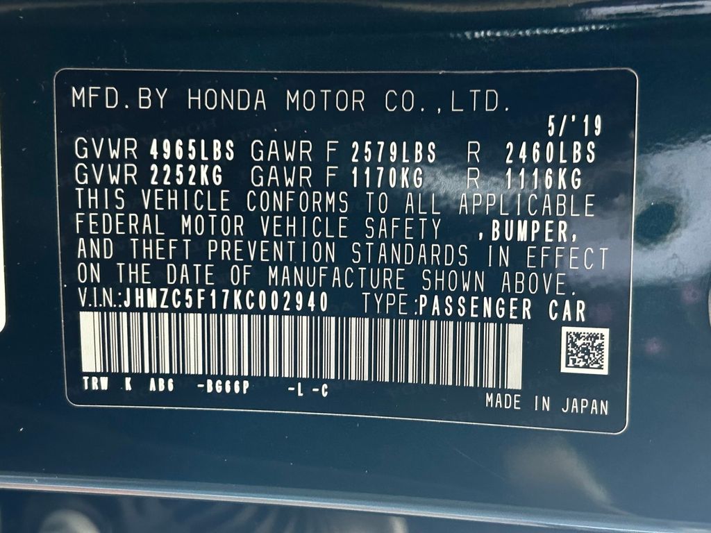 Thumbnail: 2019 Honda Clarity - 17