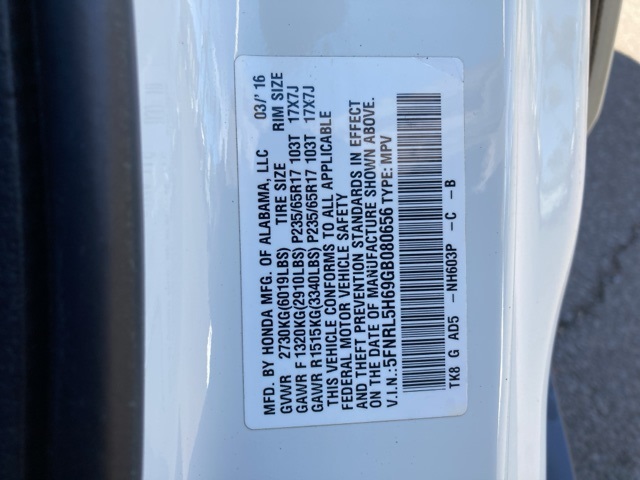 Thumbnail: 2016 Honda Odyssey - 18