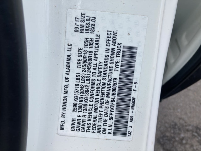 Thumbnail: 2018 Honda Ridgeline - 20