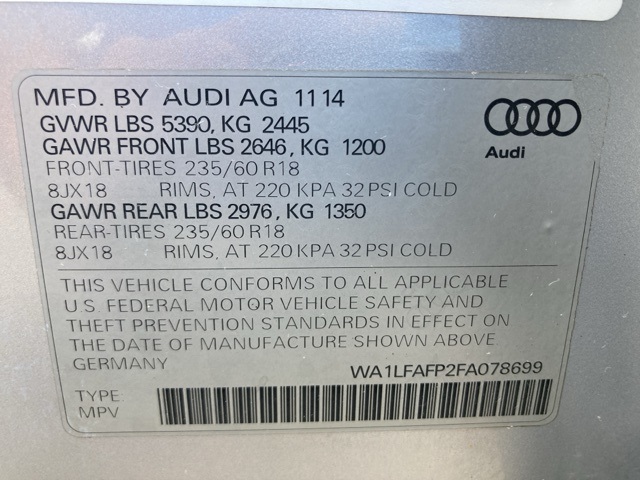 Thumbnail: 2015 Audi Q5 - 20