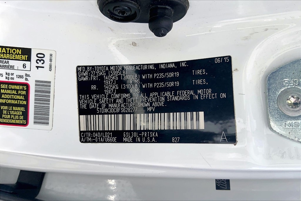 Thumbnail: 2015 Toyota Sienna - 20