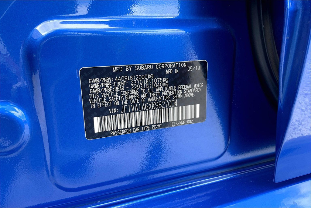Thumbnail: 2019 Subaru WRX - 21