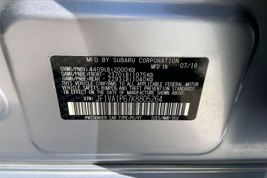 Thumbnail: 2019 Subaru WRX - 21