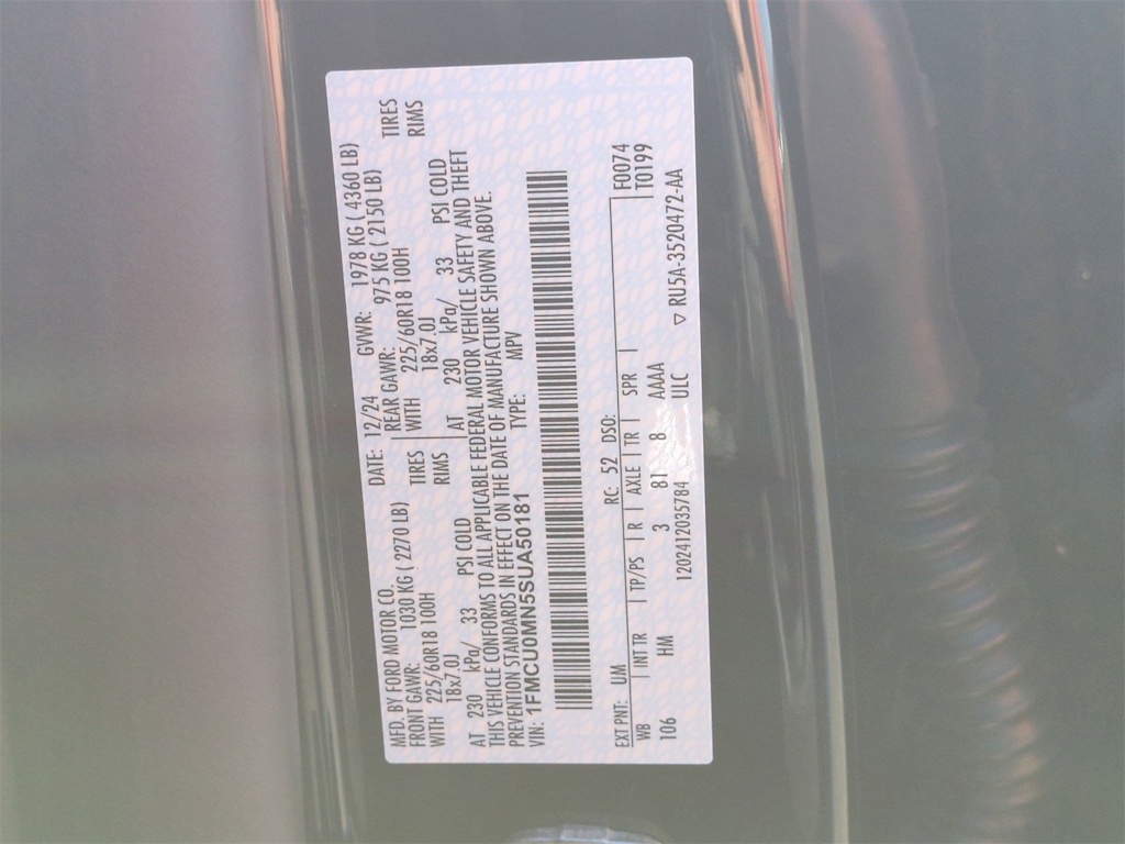 2025 Ford Escape ST-Line 18