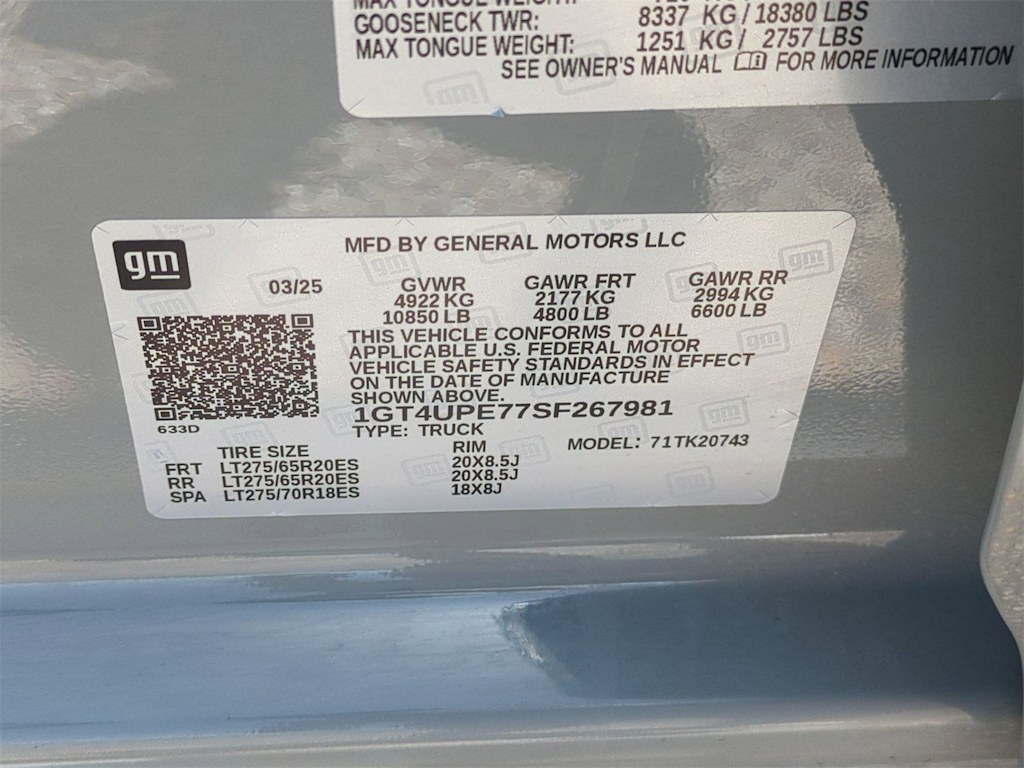 Thumbnail: 2025 GMC Sierra 2500 - 18