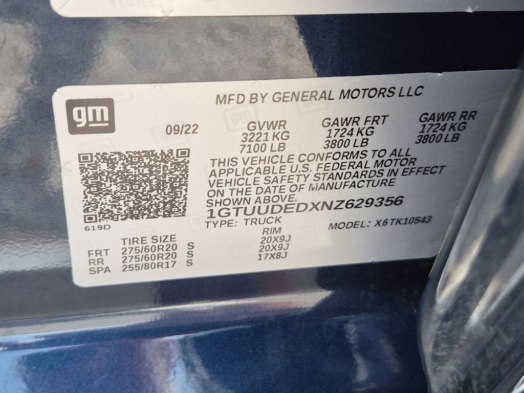 Thumbnail: 2022 GMC Sierra 1500 - 18