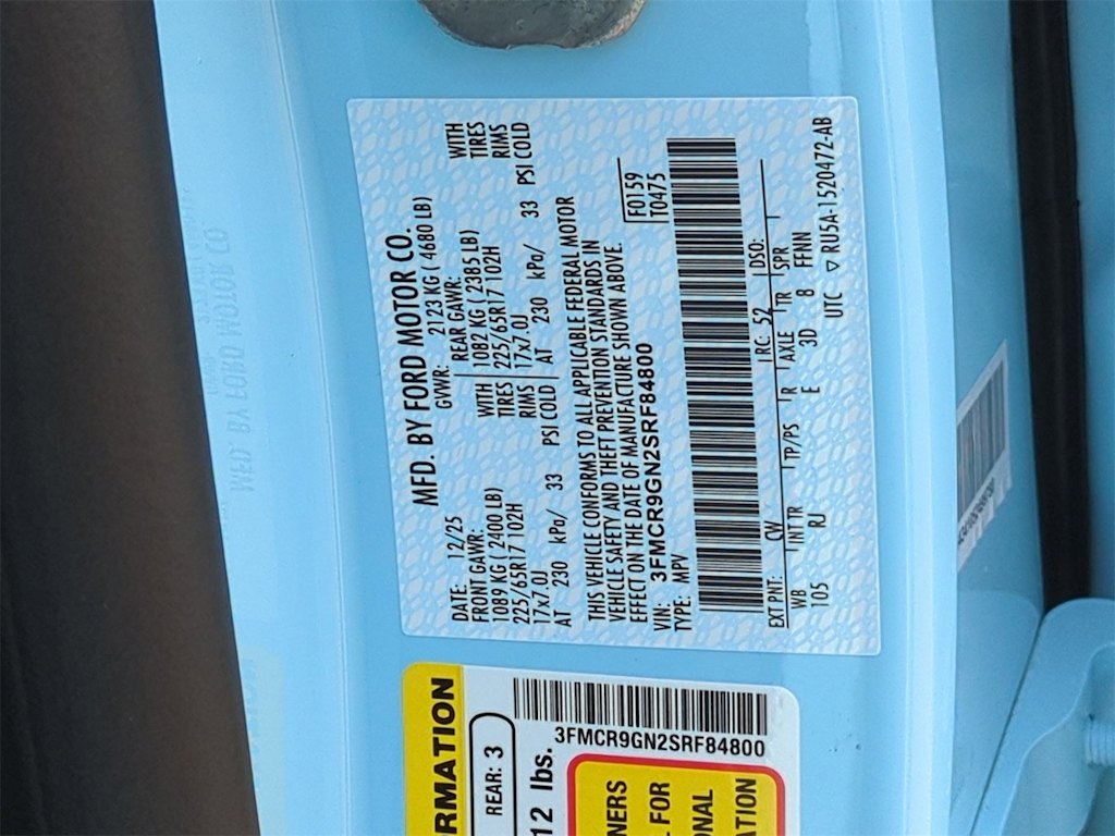 Thumbnail: 2025 Ford Bronco Sport - 19