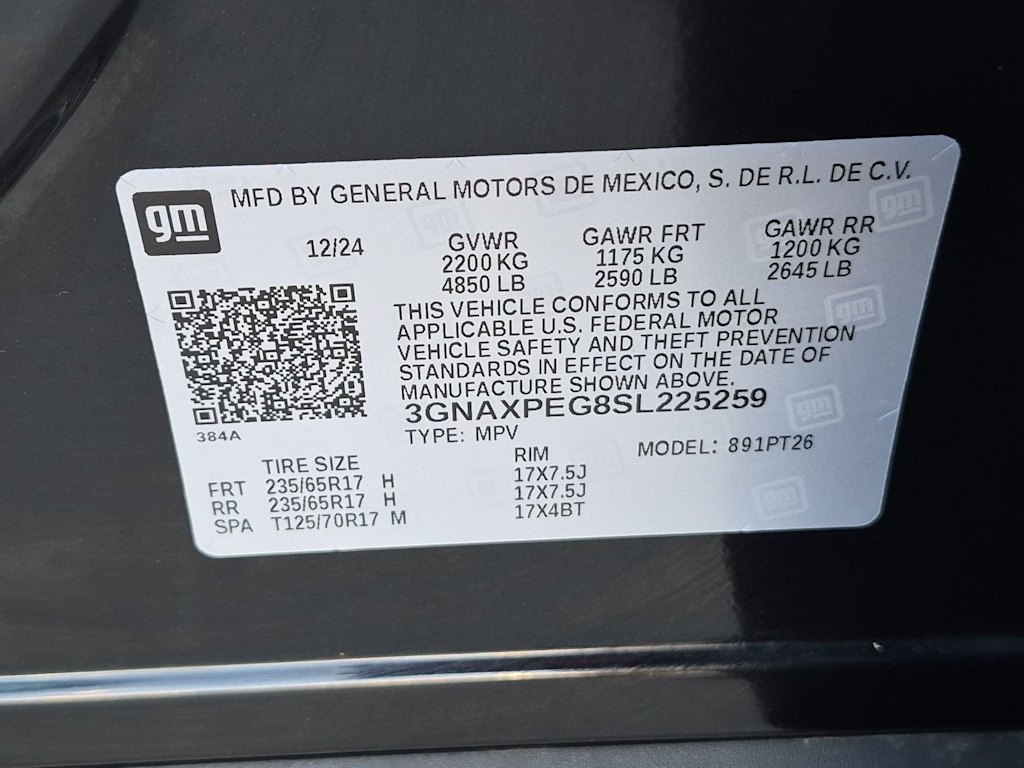 Thumbnail: 2025 Chevrolet Equinox - 17
