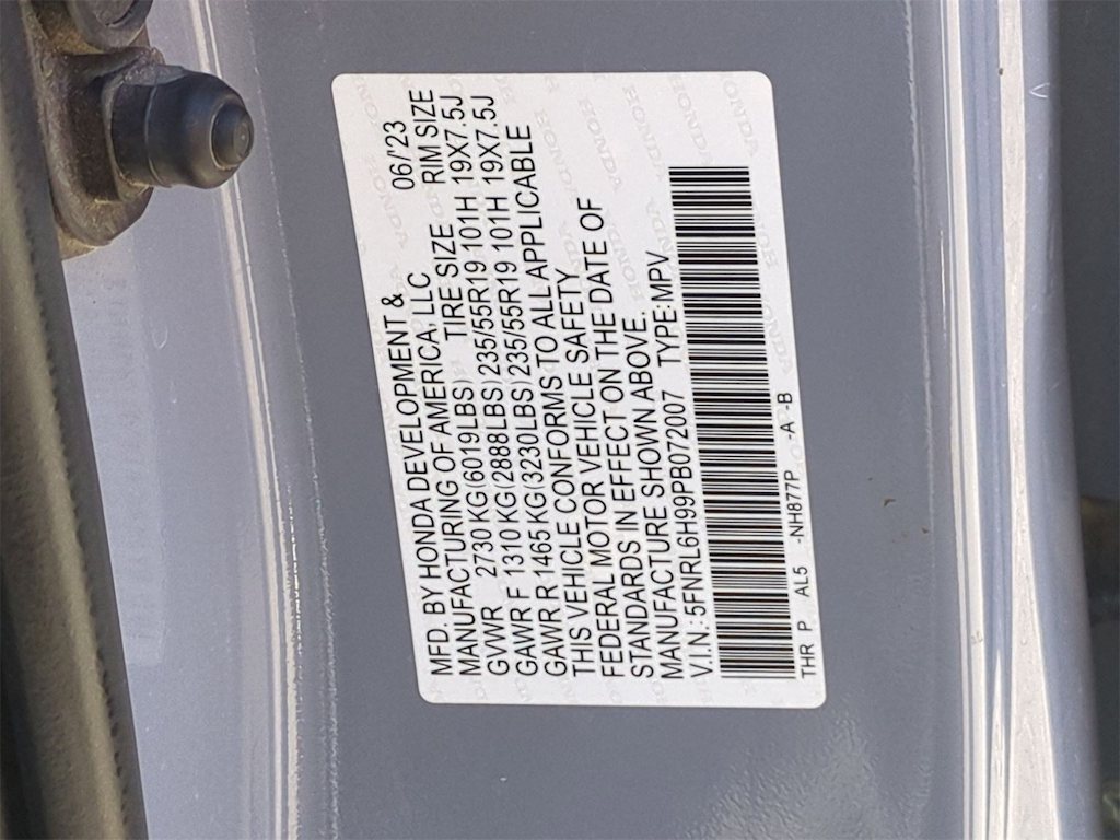 Thumbnail: 2023 Honda Odyssey - 20