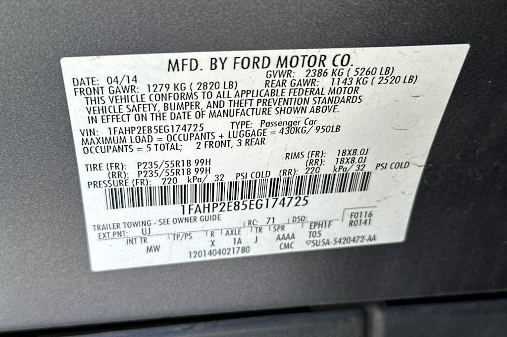 Thumbnail: 2014 Ford Taurus - 27