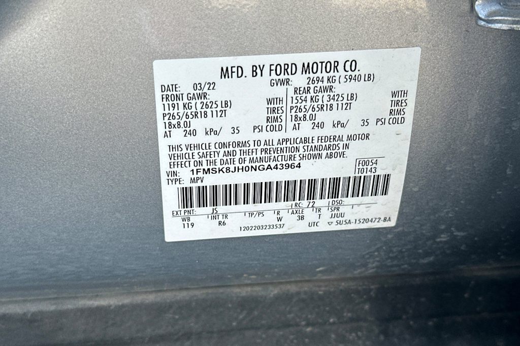 Thumbnail: 2022 Ford Explorer - 19
