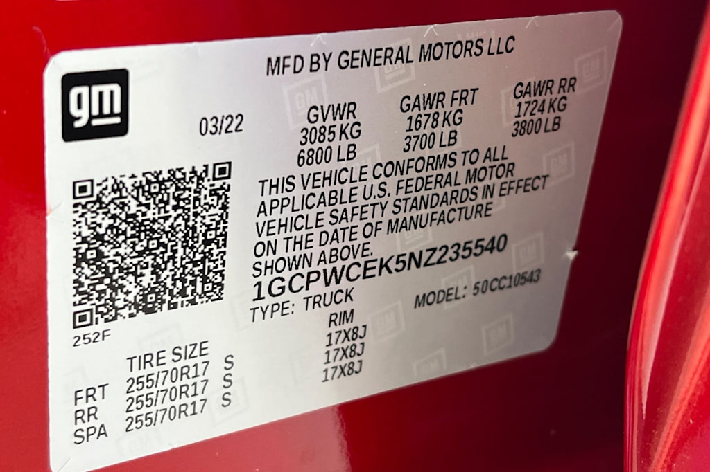 Thumbnail: 2022 Chevrolet Silverado 1500 - 16