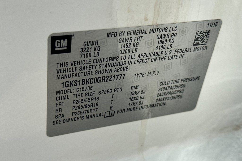 Thumbnail: 2016 GMC Yukon - 16