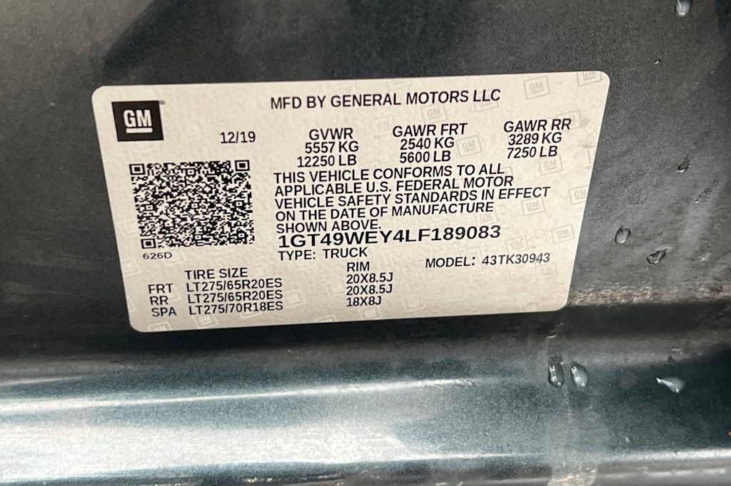 Thumbnail: 2020 GMC Sierra 3500 - 17