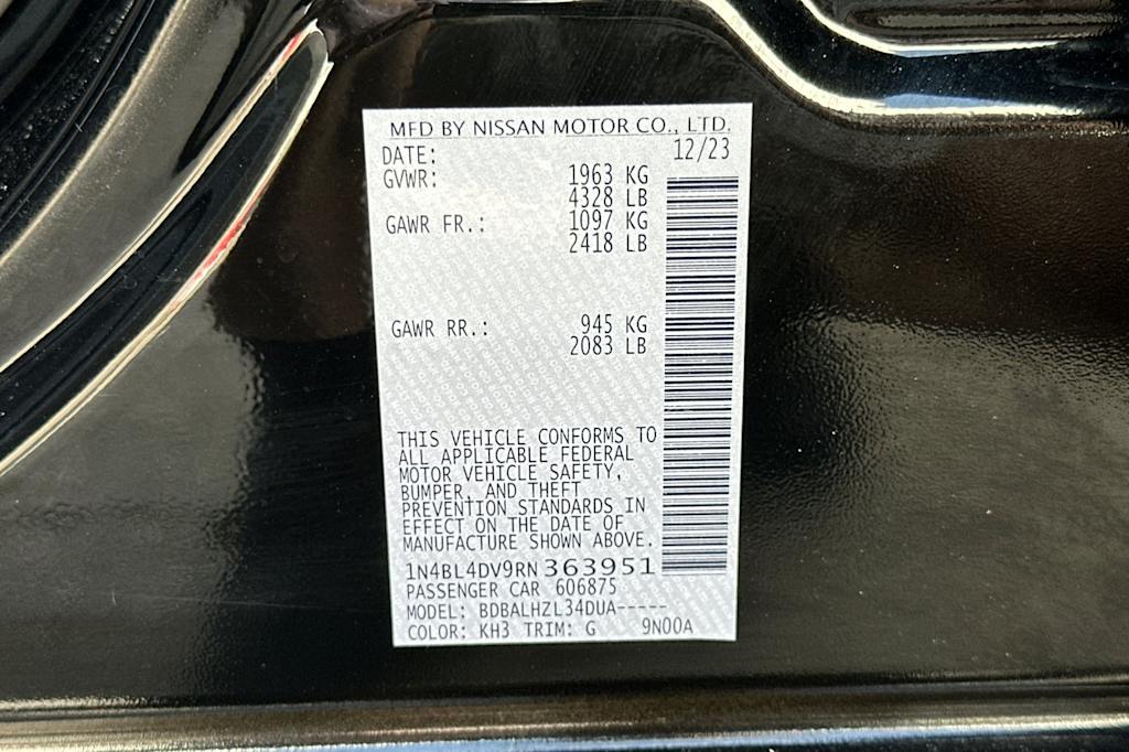 2024 Nissan Altima SV 17