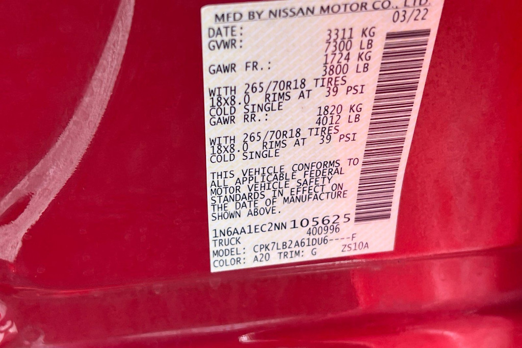 Thumbnail: 2022 Nissan Titan - 16