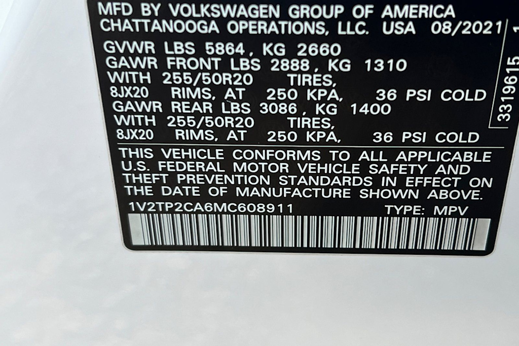 Thumbnail: 2021 Volkswagen Atlas - 19