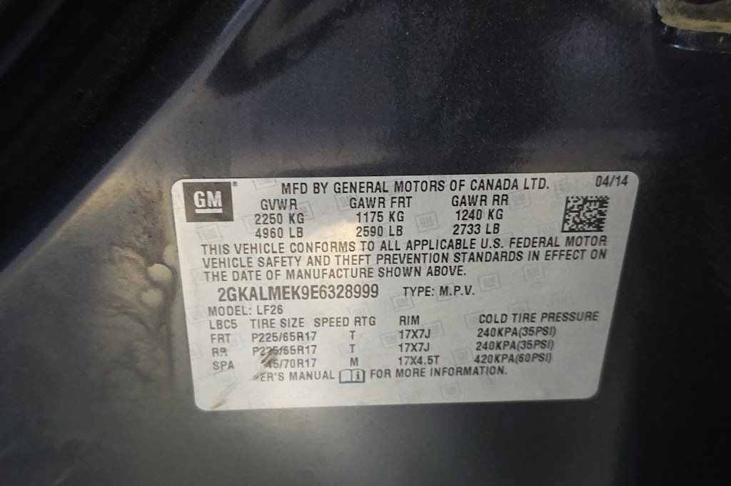 Thumbnail: 2014 GMC Terrain - 17