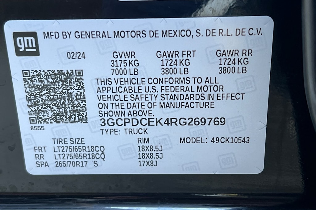 Thumbnail: 2024 Chevrolet Silverado 1500 - 16