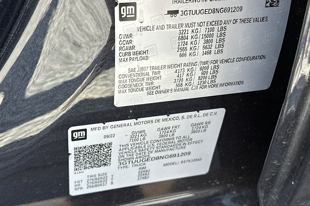 Thumbnail: 2022 GMC Sierra 1500 - 16