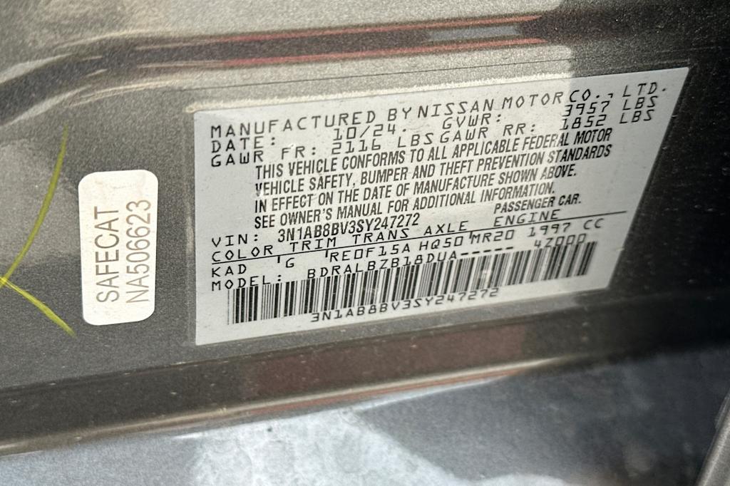 2025 Nissan Sentra S 15