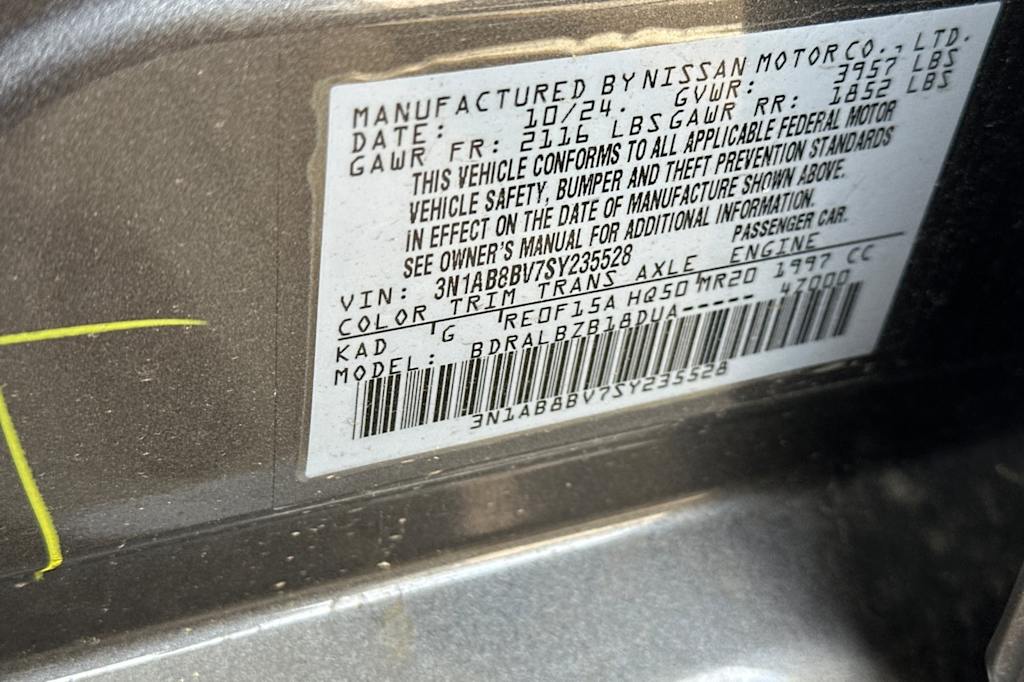 2025 Nissan Sentra S 16
