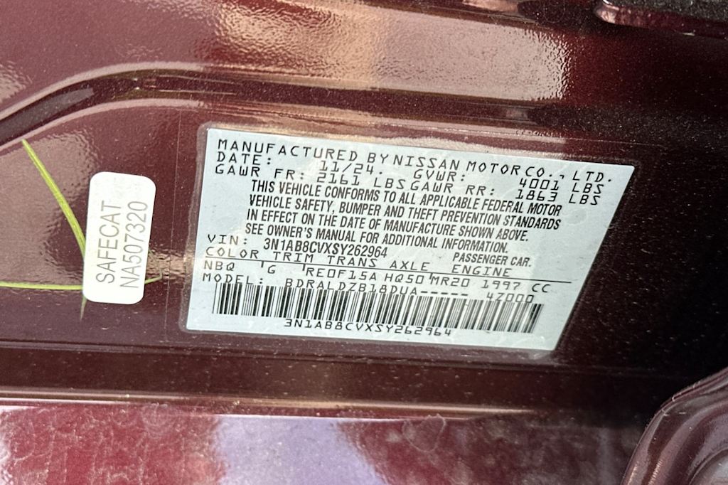 2025 Nissan Sentra SV 16