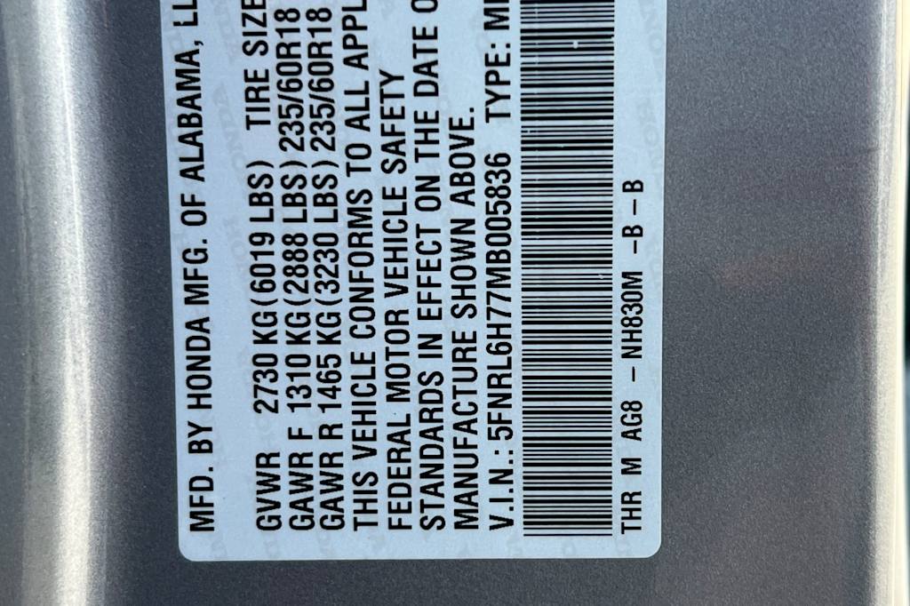 Thumbnail: 2021 Honda Odyssey - 17