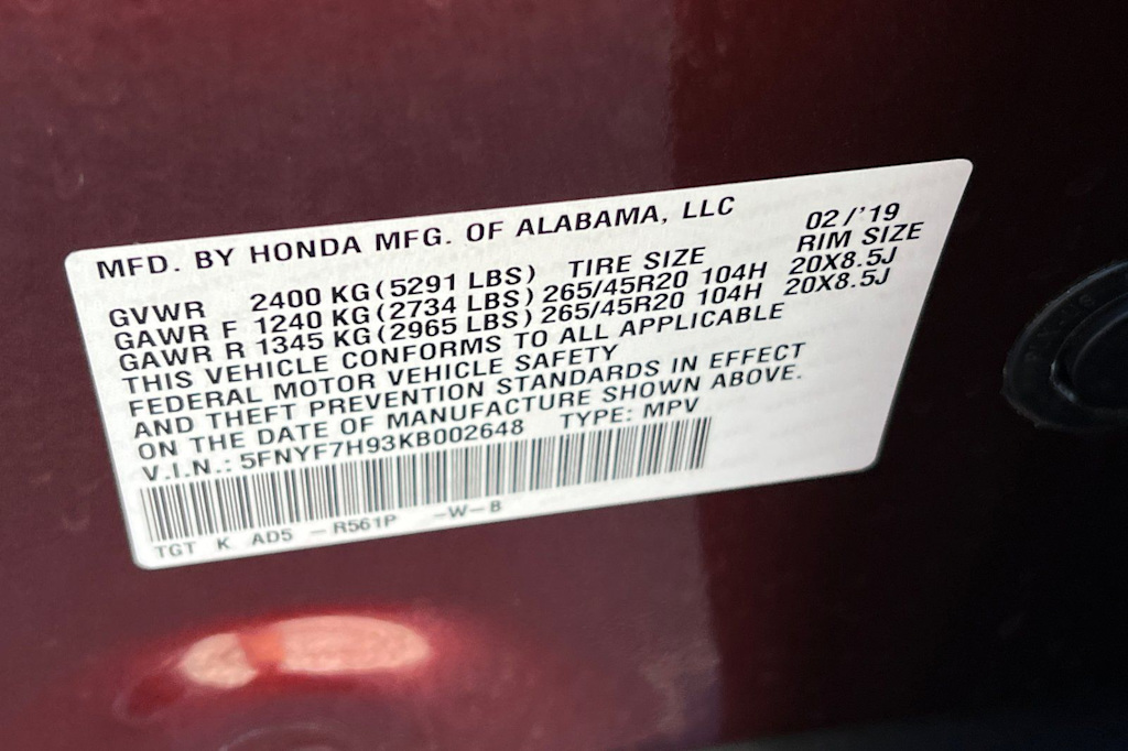 Thumbnail: 2019 Honda Passport - 18