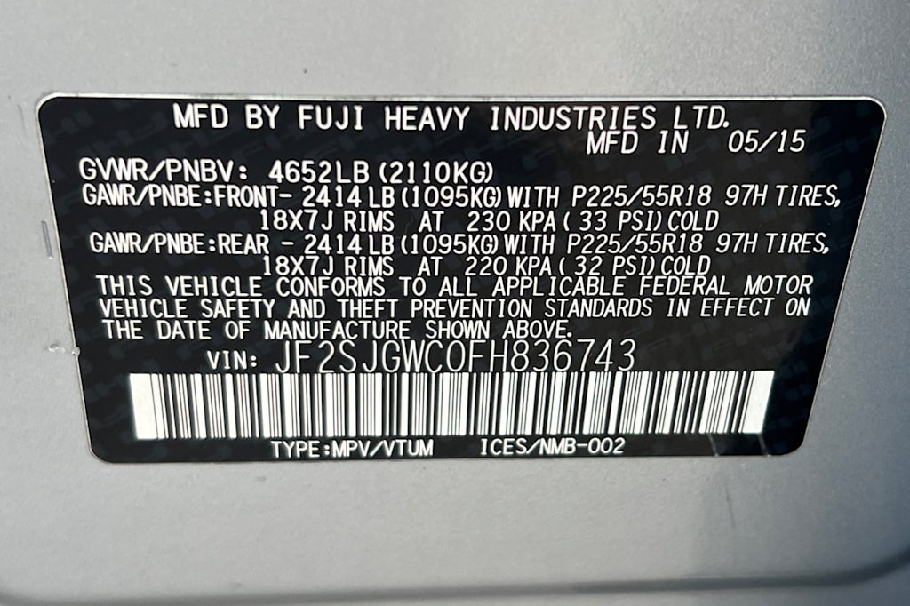 Thumbnail: 2015 Subaru Forester - 18