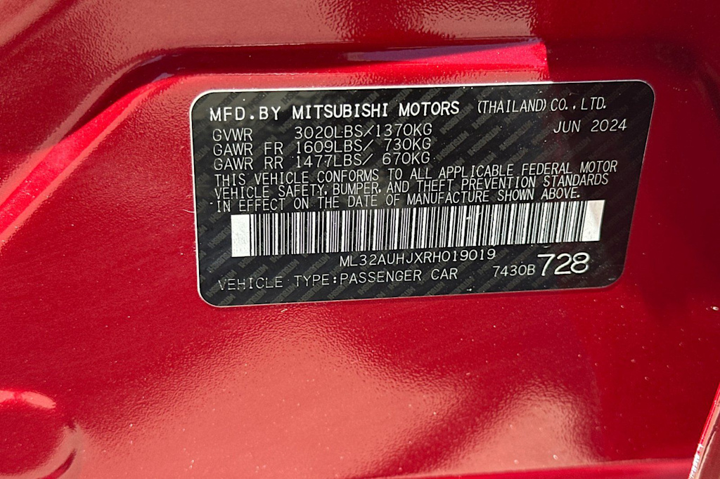Thumbnail: 2024 Mitsubishi Mirage - 20
