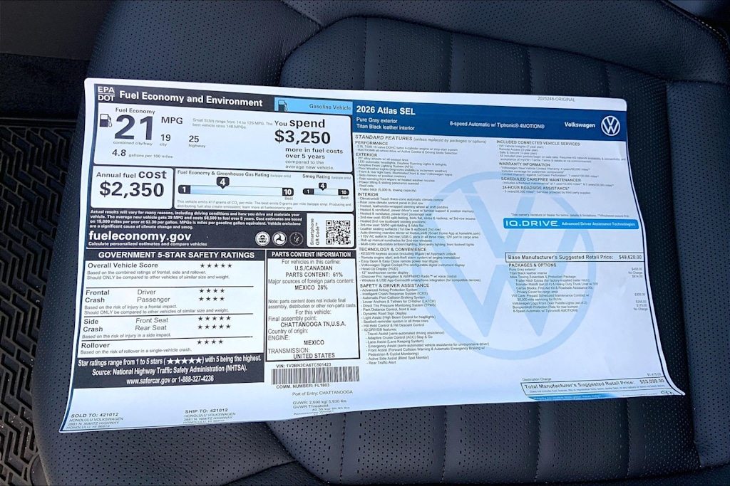 Thumbnail: 2026 Volkswagen Atlas - 23
