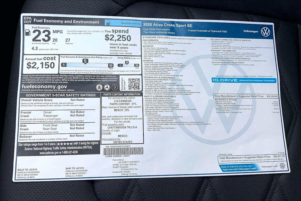 Thumbnail: 2026 Volkswagen Atlas - 23