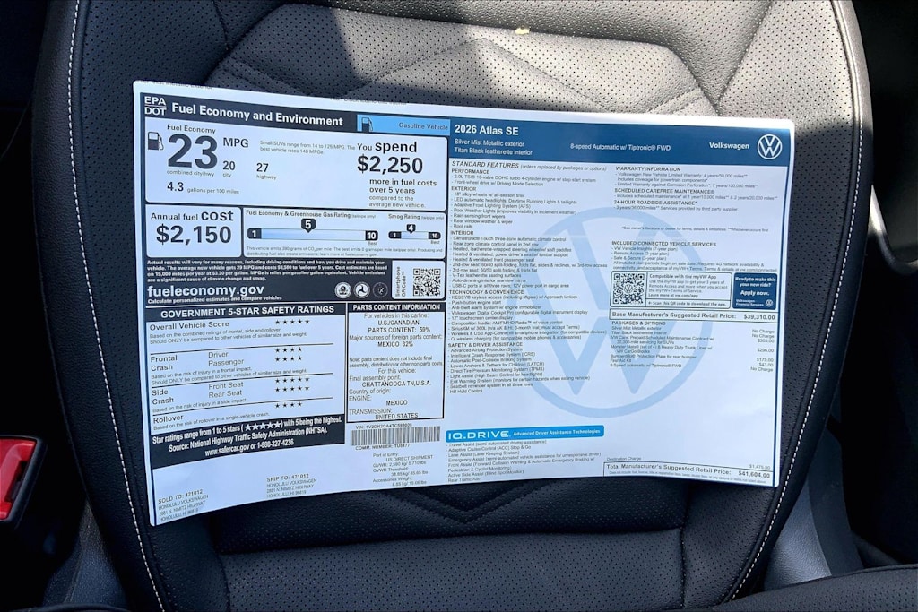 Thumbnail: 2026 Volkswagen Atlas - 16