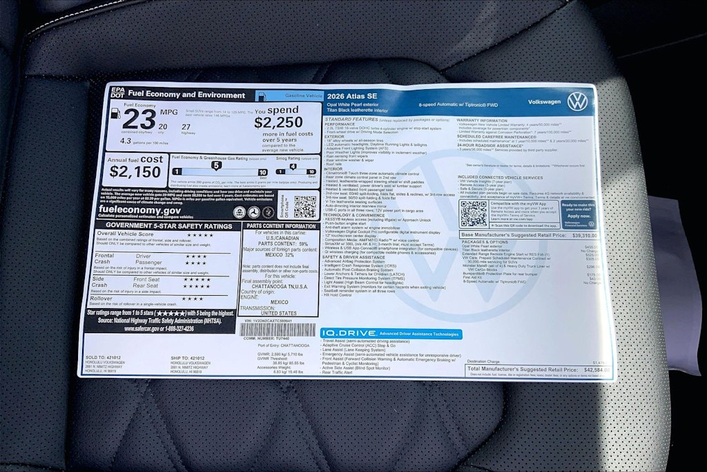 Thumbnail: 2026 Volkswagen Atlas - 16