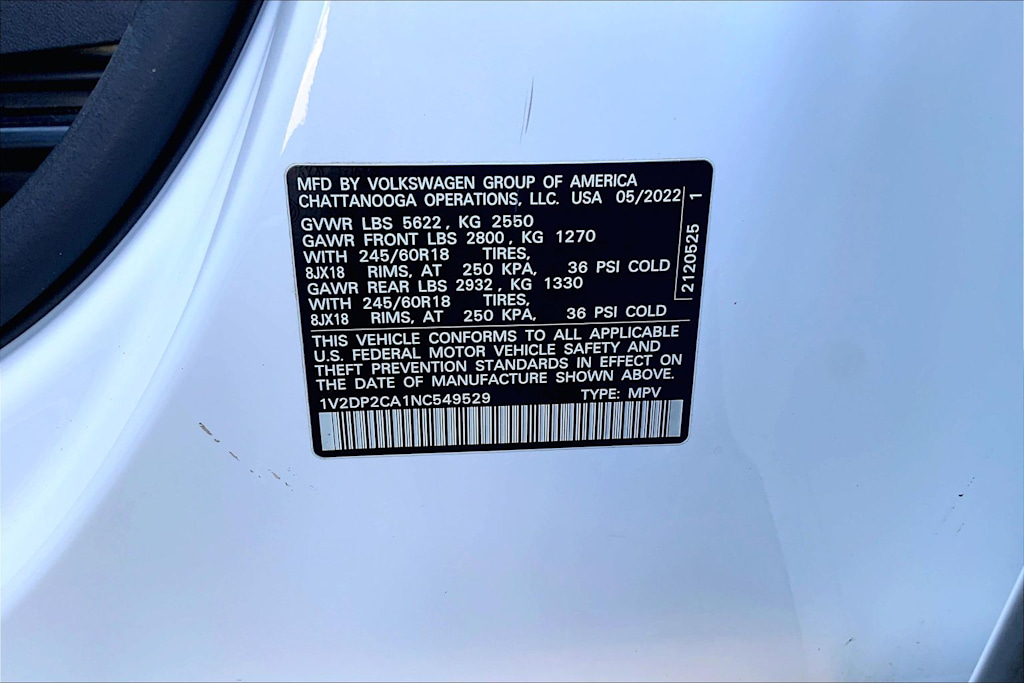 Thumbnail: 2022 Volkswagen Atlas - 19