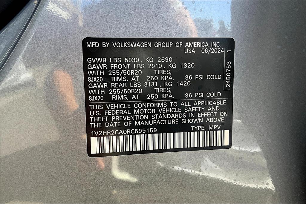 2024 Volkswagen Atlas SE 24