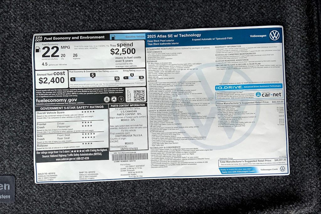 Thumbnail: 2025 Volkswagen Atlas - 23