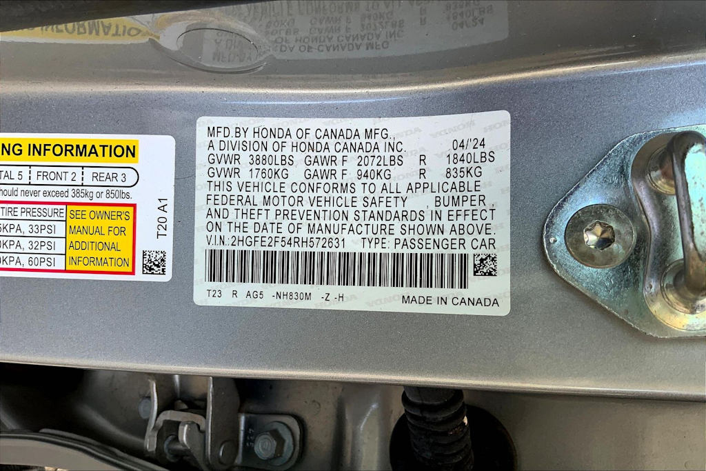 Thumbnail: 2024 Honda Civic - 20