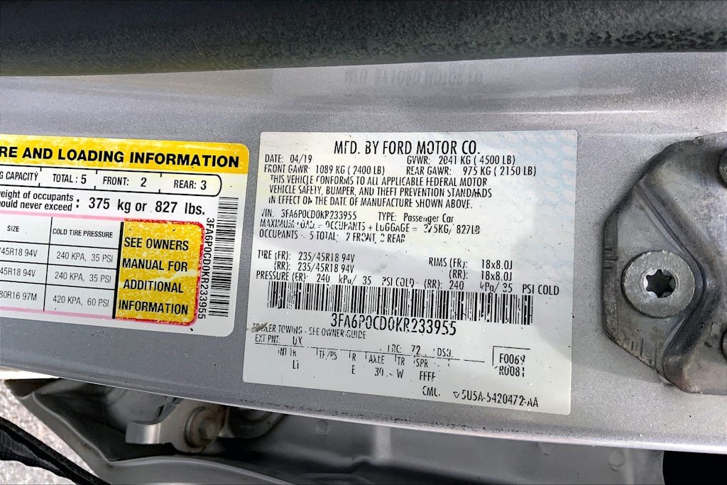 Thumbnail: 2019 Ford Fusion - 20
