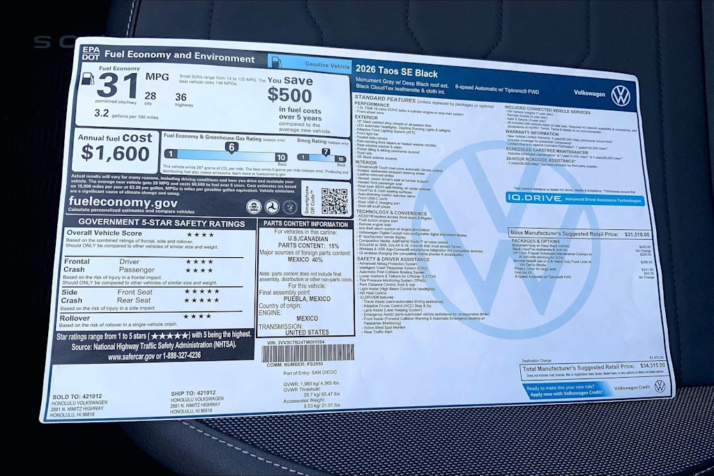 Thumbnail: 2026 Volkswagen Taos - 23
