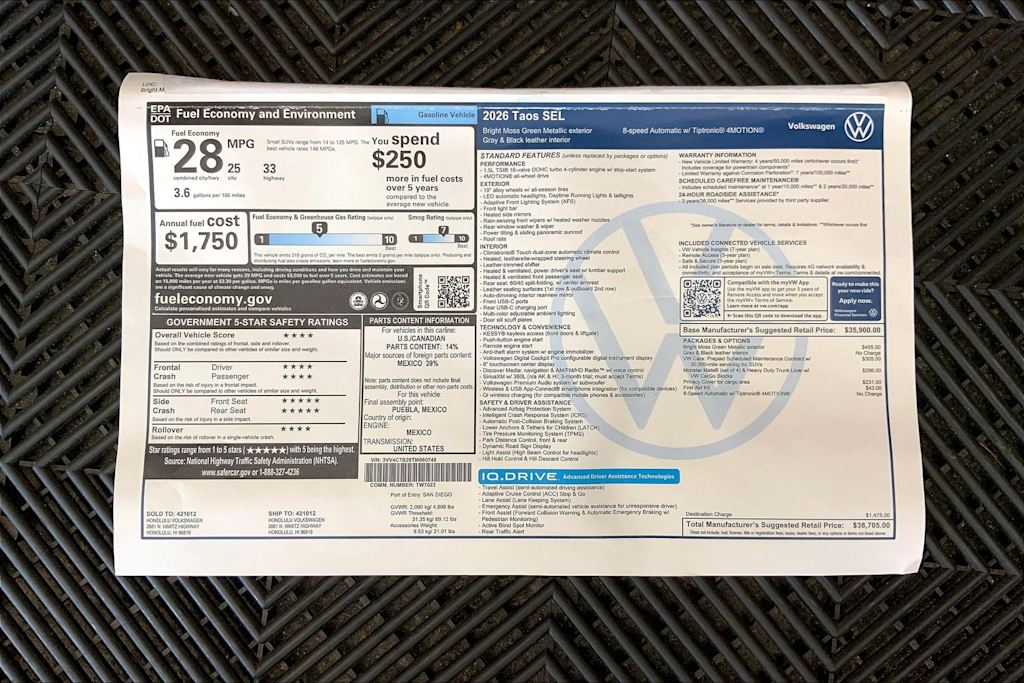 Thumbnail: 2026 Volkswagen Taos - 23