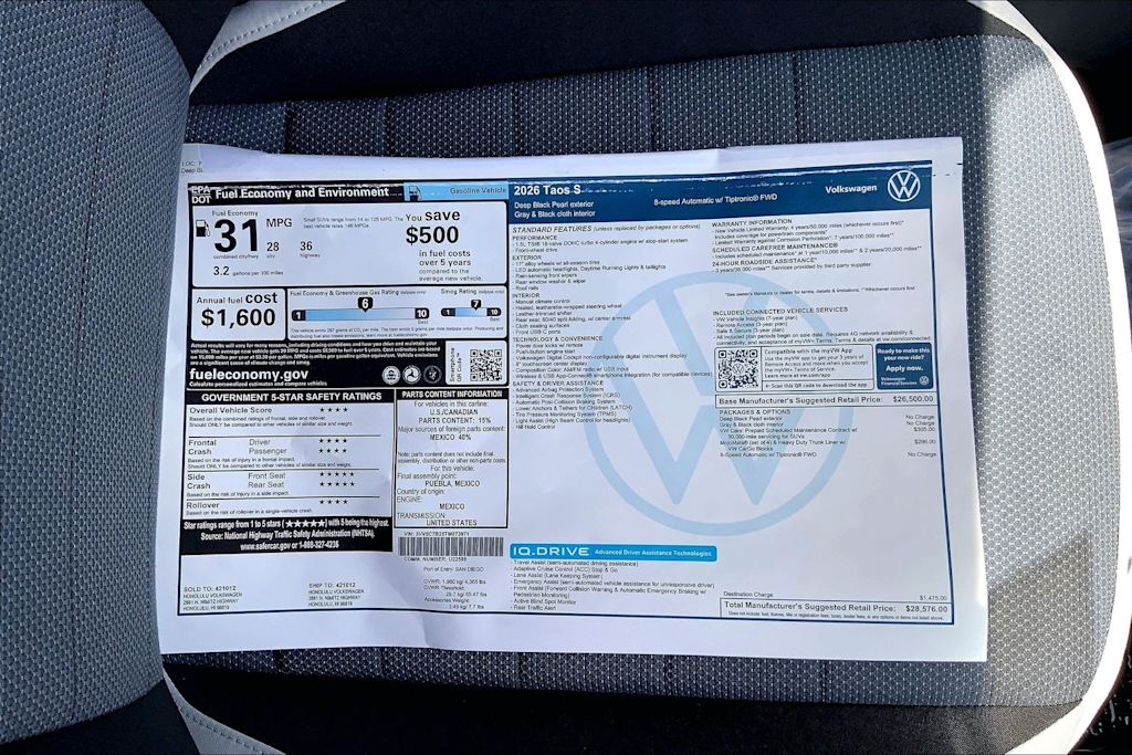 Thumbnail: 2026 Volkswagen Taos - 23