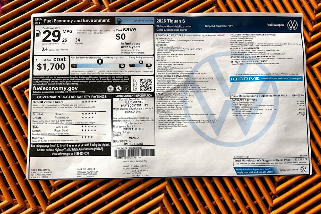 Thumbnail: 2026 Volkswagen Tiguan - 23