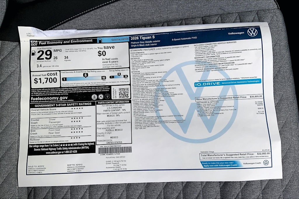 Thumbnail: 2026 Volkswagen Tiguan - 23