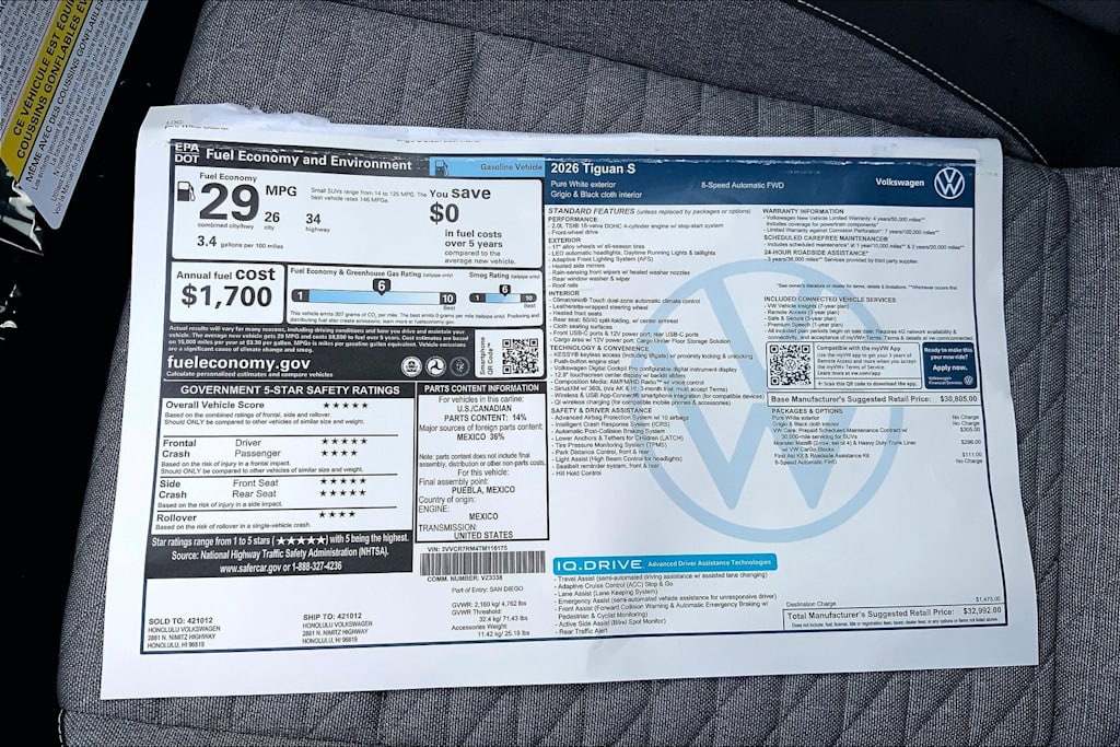 Thumbnail: 2026 Volkswagen Tiguan - 22