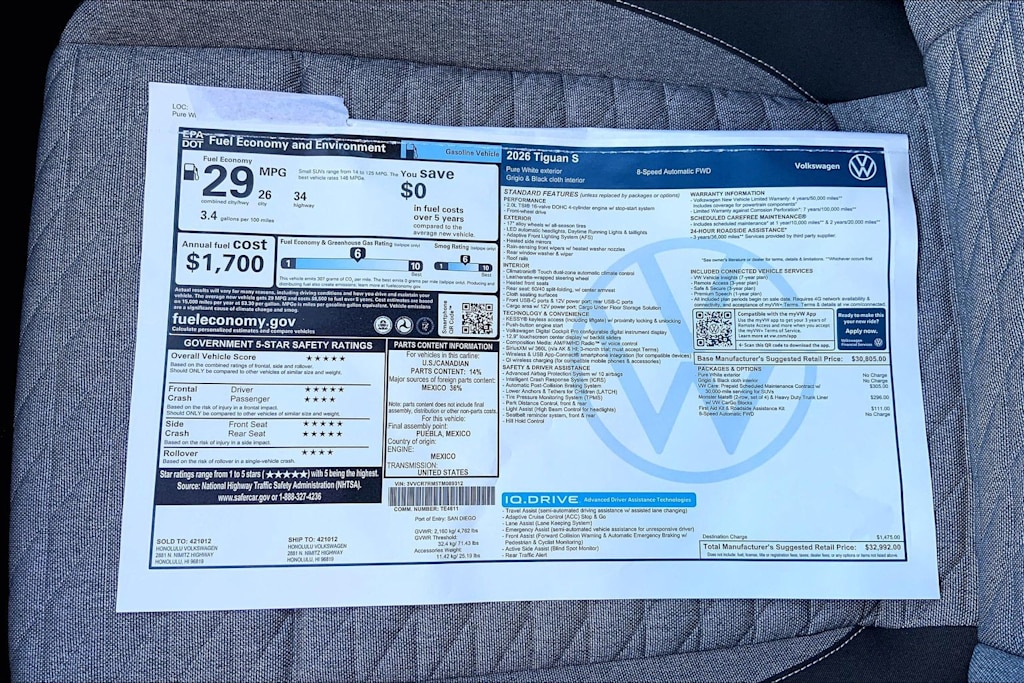 Thumbnail: 2026 Volkswagen Tiguan - 16