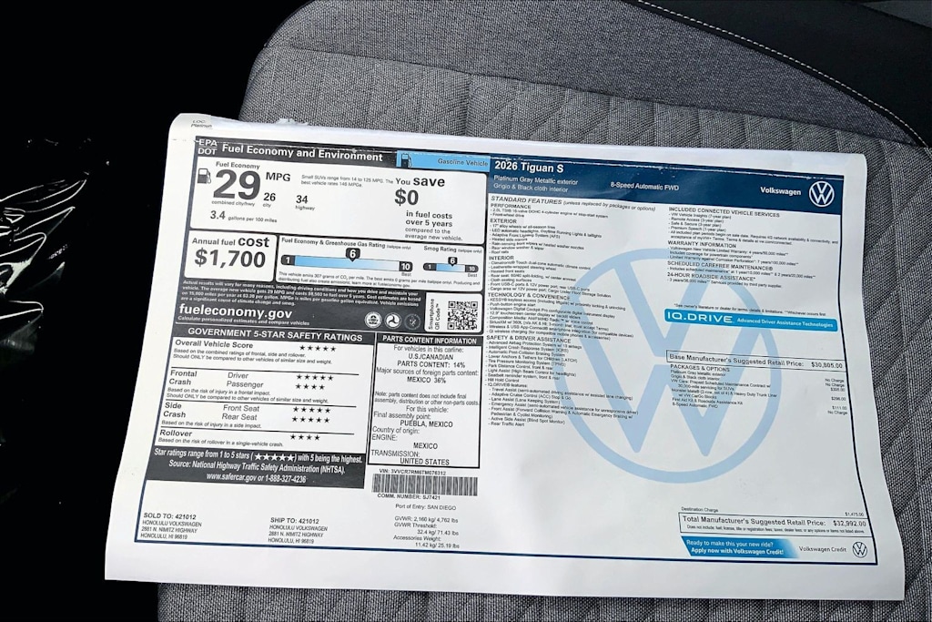 Thumbnail: 2026 Volkswagen Tiguan - 23