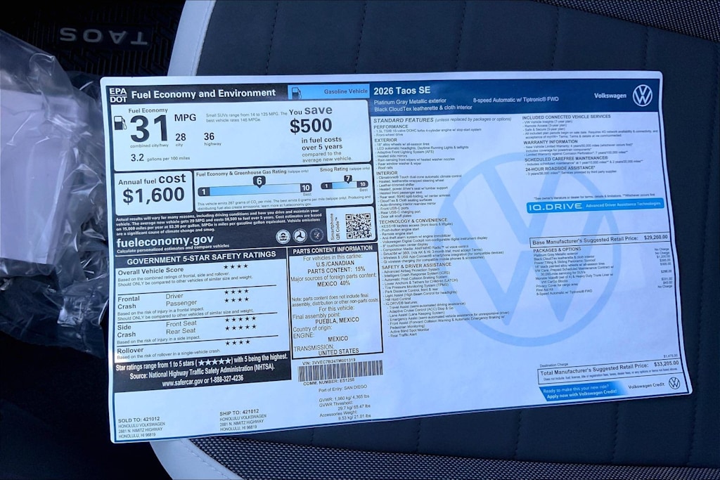 Thumbnail: 2026 Volkswagen Taos - 23